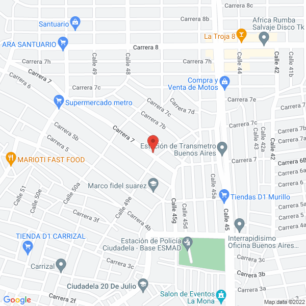 Map of Villa Maldonado Tomás José