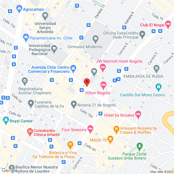 Mapa de Whirlpool Colombia S.A.