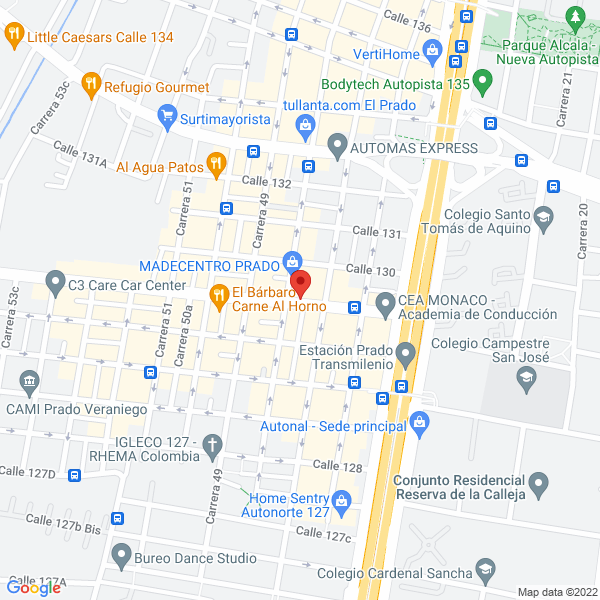 Mapa de White Collection Ltda.