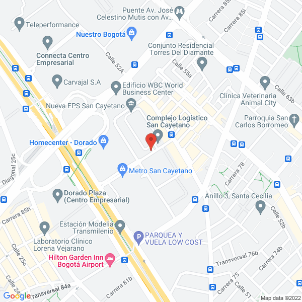 Mapa de Itt Colombia Ltda