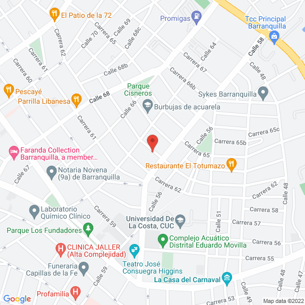 Map of Y.C.A. Consultores Ltda.