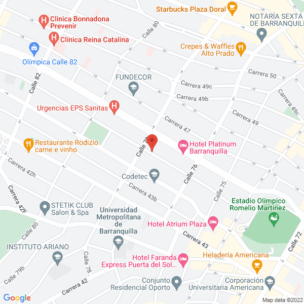 Map of Yesid Internacional