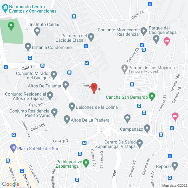 Map of Yoyo Parrilla