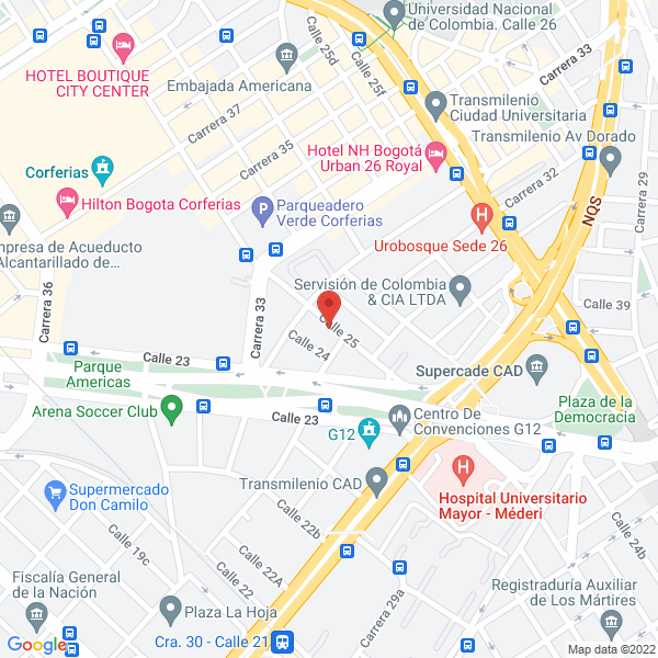Mapa de Zyos Ltda.