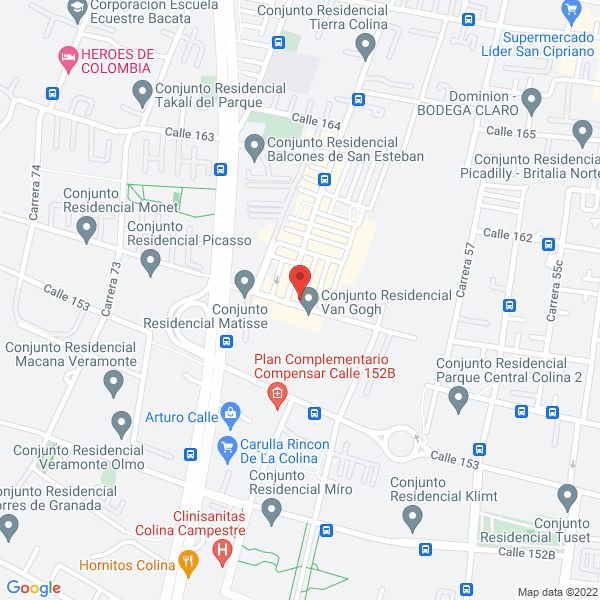 Mapa de Droguería Familuna