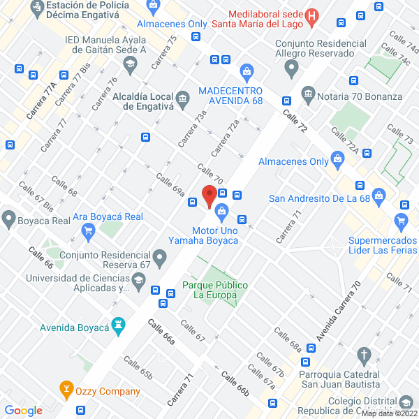 Mapa de Jiangling Motors S.A.S.