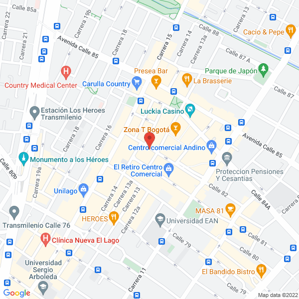 Mapa de Marco Aldany