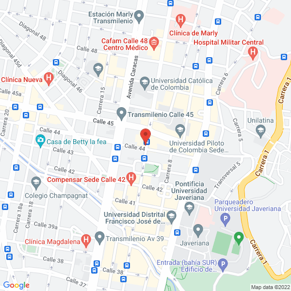 Mapa de Itm De Colombia