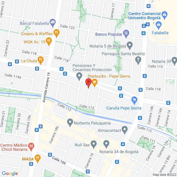 Mapa de Barquitos De Papel Ltda.