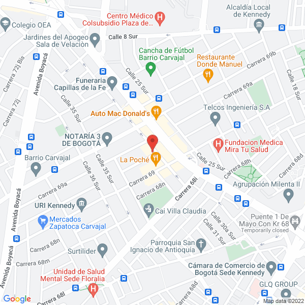 Mapa de SMC Máster Ltda.