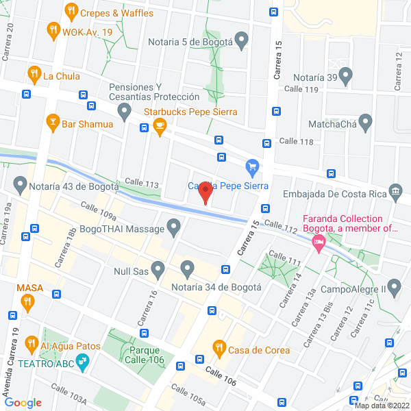 Mapa de Lazadas Ltda.