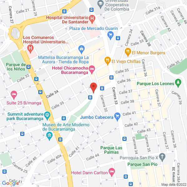 Map of Asesores De Seguros Guía Ltda.