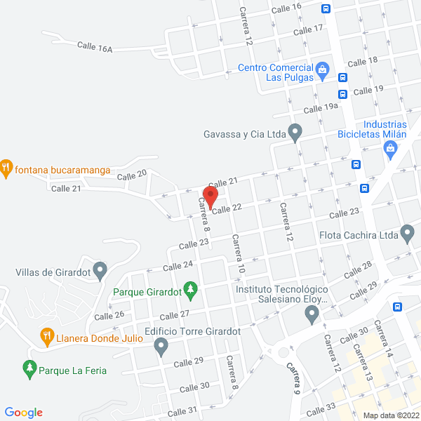 Map of Tacones Galatines