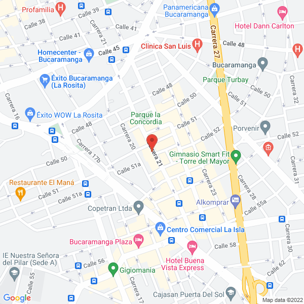 Map of Mil Forros