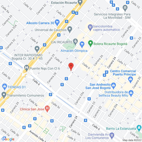 Mapa de Compañía De Láminas Imperial Ltda.