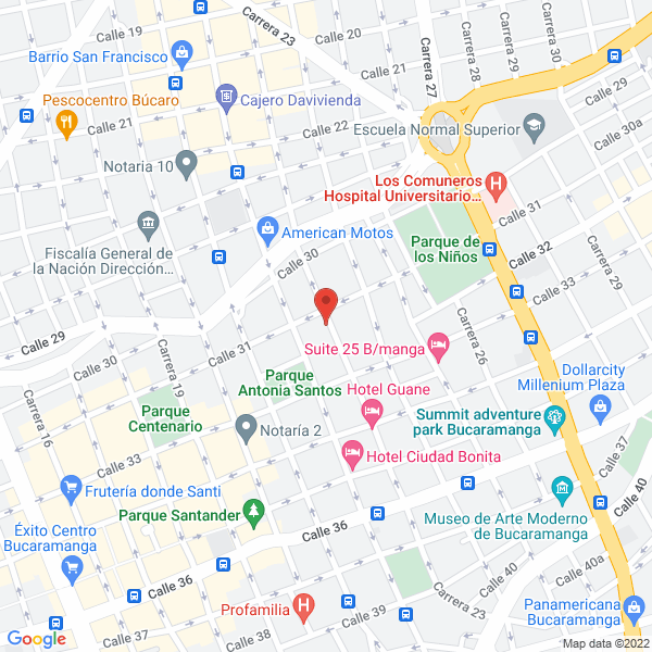 Map of A Manos Llenas