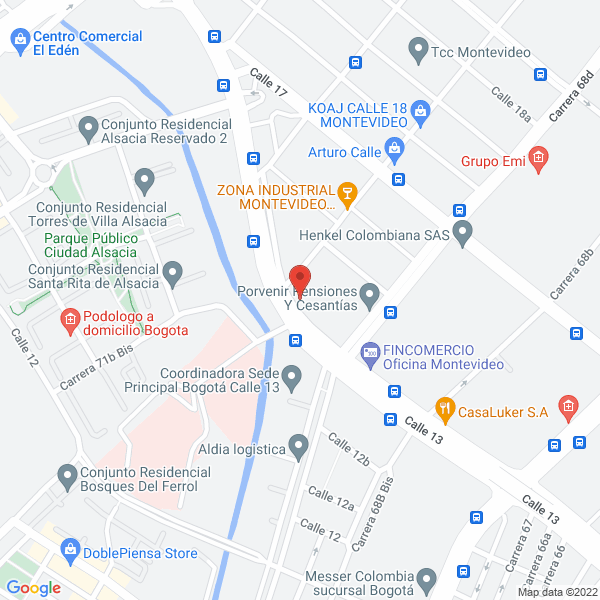 Mapa de Crm S.A.S.