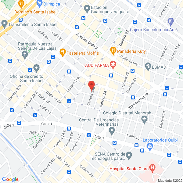 Mapa de Cromados Y Mecanizados Industriales Sas