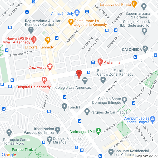 Mapa de Carnet'S Jr