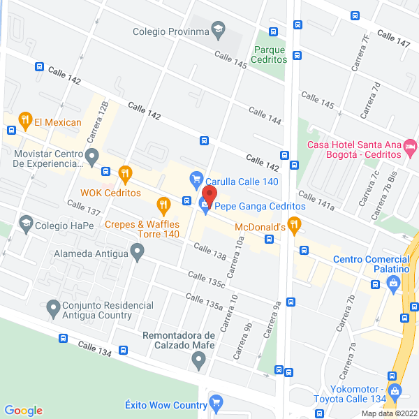 Mapa de Dinver Ltda