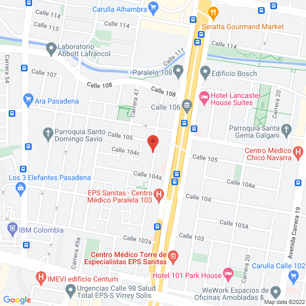 Mapa de Constructora Especializada Ltda.