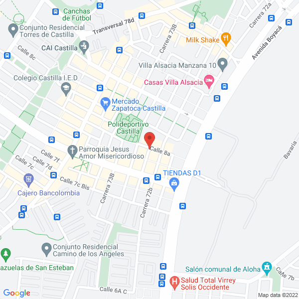 Mapa de Consultorio Odontológico Oralblue