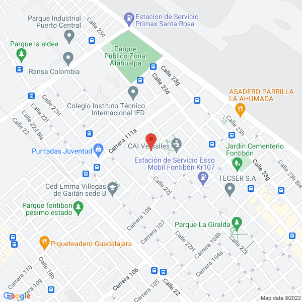 Mapa de Nta Construcciones S.A.S