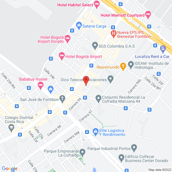 Mapa de Fundación Cultural Teatro Experimental Fontibón