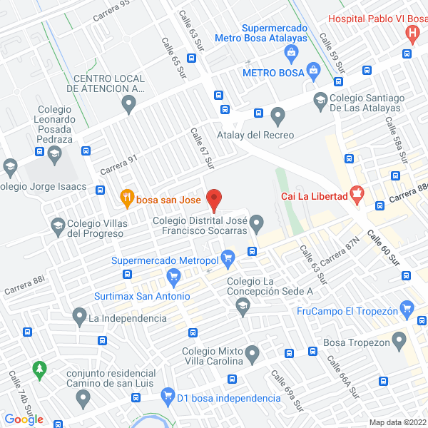 Mapa de Ywjj Refrigeracion Y Electricidad S.A.S