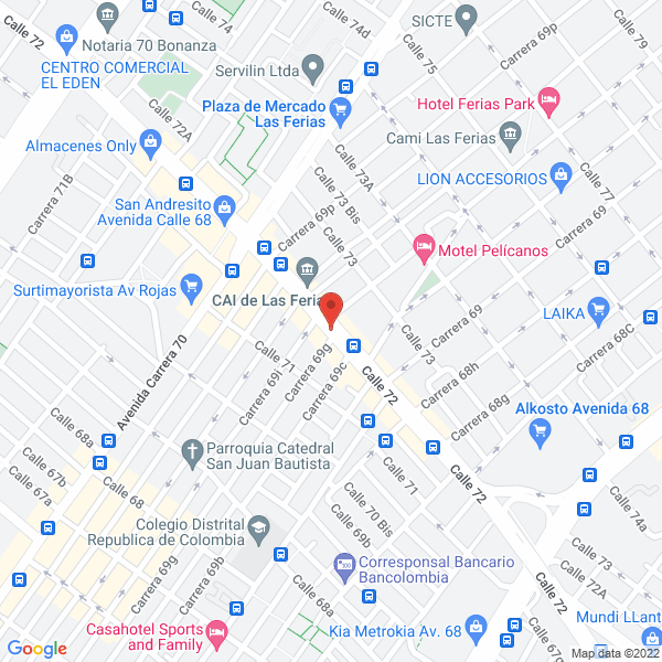 Mapa de Librería Y Papelería El Delfín