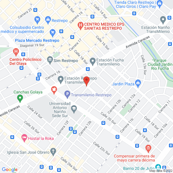 Mapa de Repuestos Y Suspensiones Rj