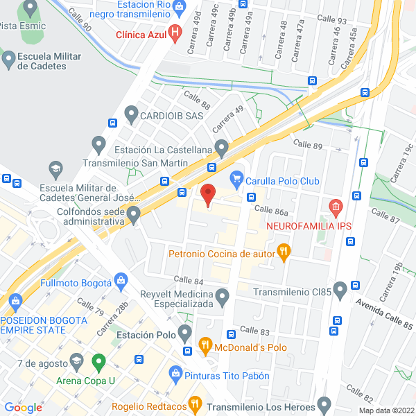 Mapa de Arte & Comunicaciones Sas