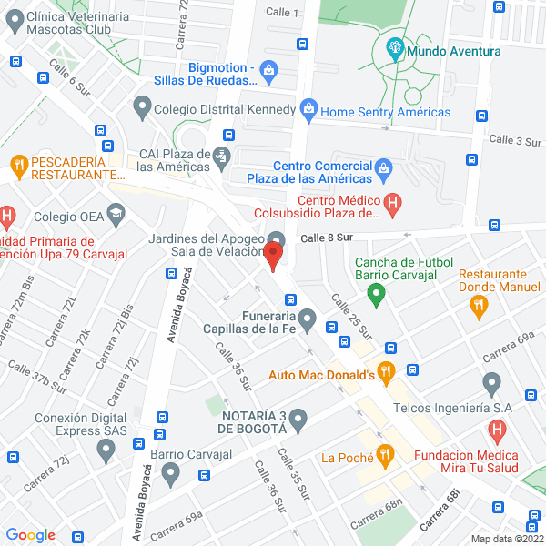 Mapa de Estabilizadora De Díaz