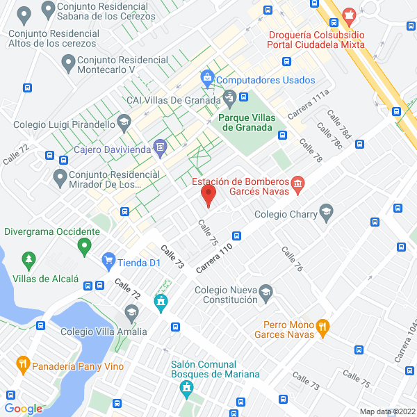 Mapa de A La Parrilla Eventos