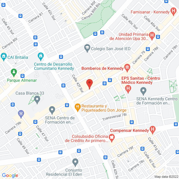 Mapa de Colchones Haren Star