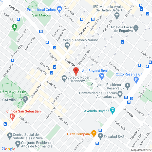 Mapa de Globaldentt S.A.S