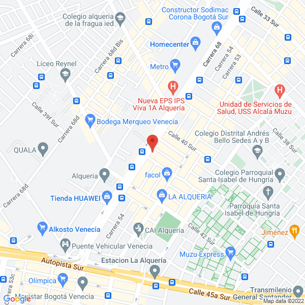 Mapa de Segurín Sur