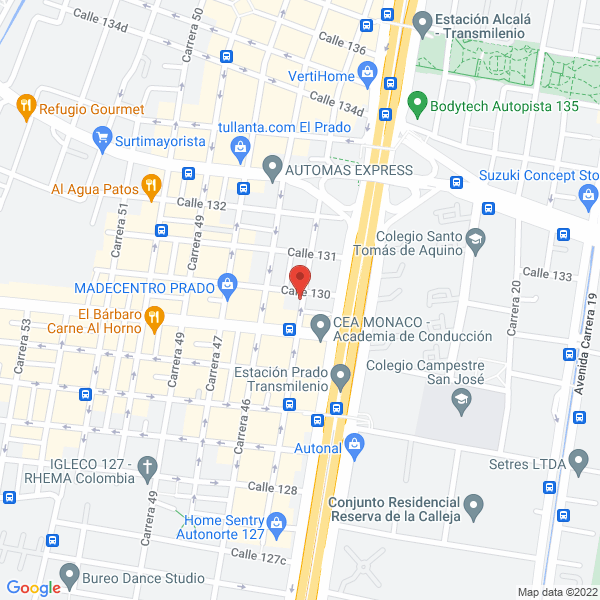 Mapa de Milimetricos