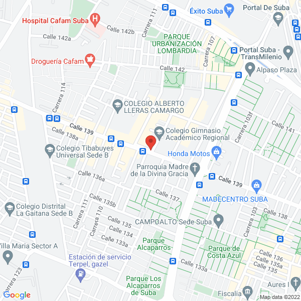 Mapa de Cell Velasco