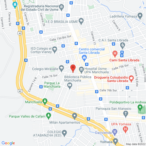 Mapa de Vidriería El Sociego
