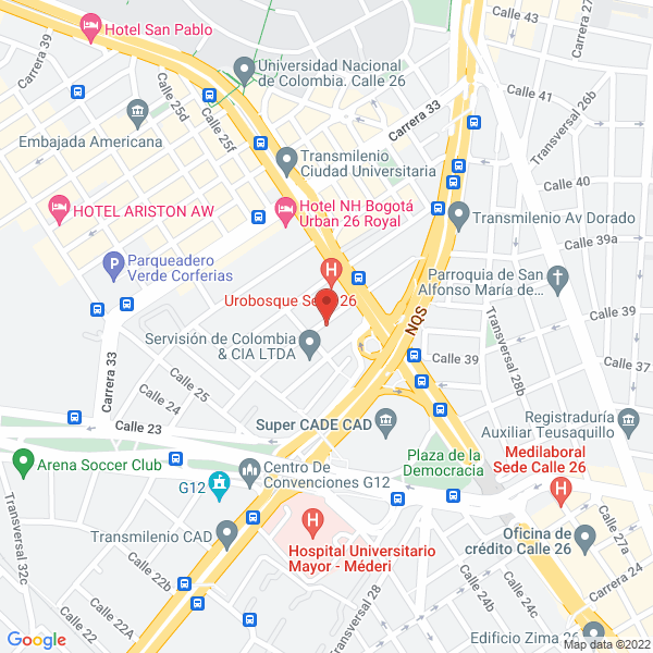 Mapa de Abadía Alquiler Dorado In Club