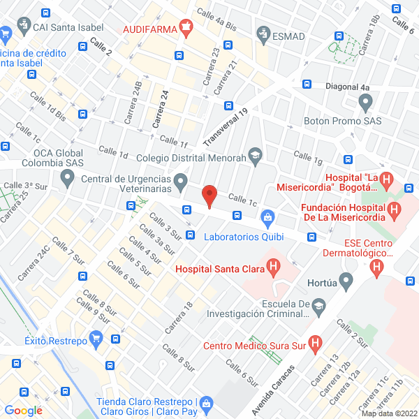 Mapa de Solo Frenos Y Radiadores S.A.S.