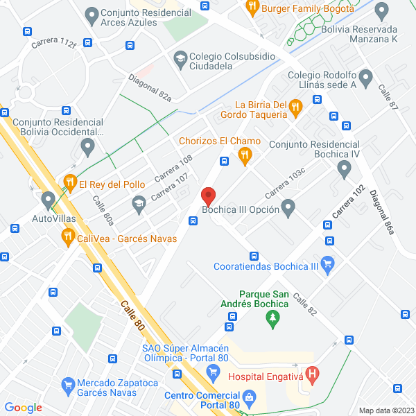 Mapa de Pizzanet Punto Gourmet