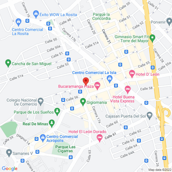 Map of Hotel Shaday