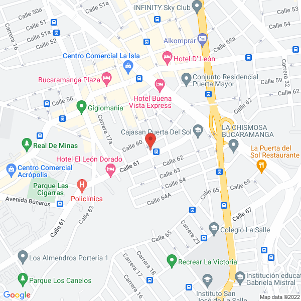 Map of Autorepuestos Hernández