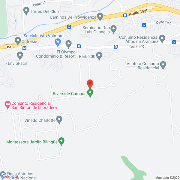 Map of Gimnasio Colombianitos Del Mañana