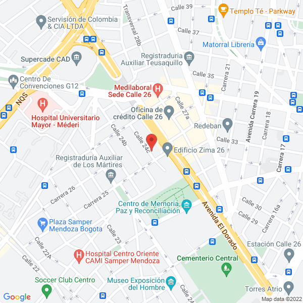 Mapa de Latexquim Ltda.