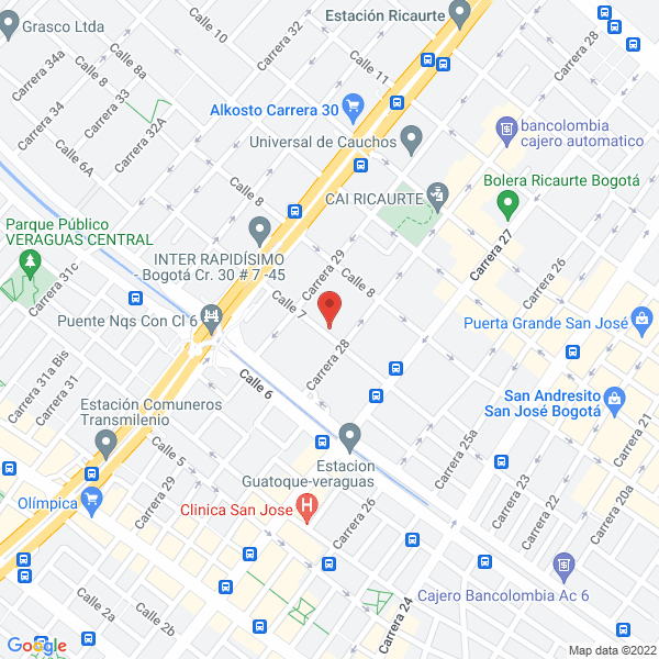 Mapa de Cortés Y Diseños Carvajal S.A.S.
