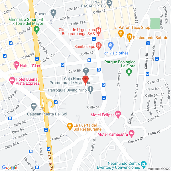 Map of Empanadas Conucos