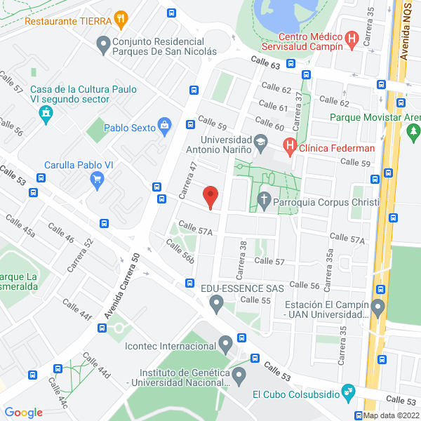 Mapa de Servicios Geológicos De Pozo Sas